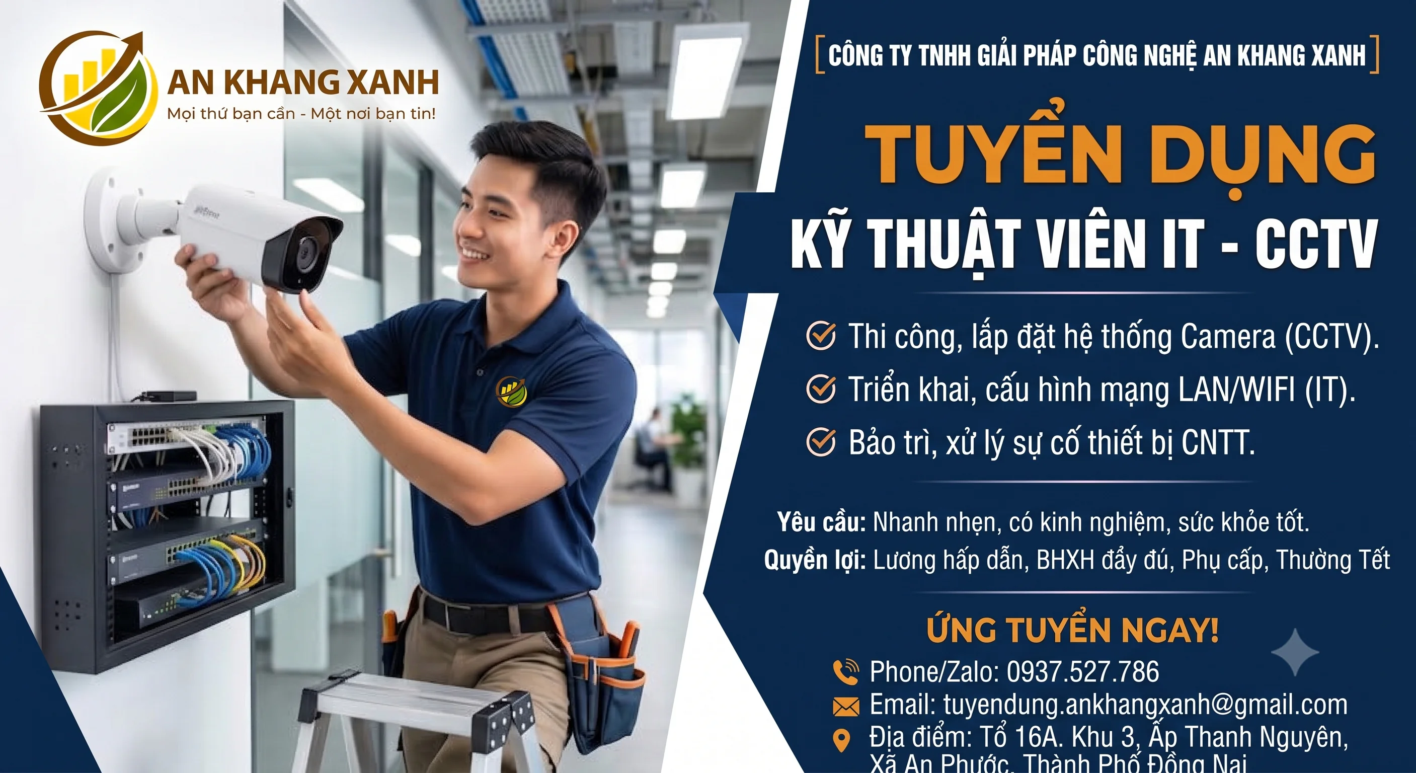 Công Ty TNHH Giải Pháp Công Nghệ An Khang Xanh